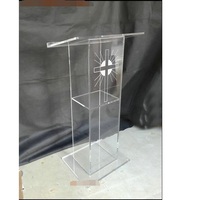 Pupitre de discours en acrylique transparent, couleur personnalisée, design minimaliste, pour mariage, bureau, écologique, réutilisable, marque XFL