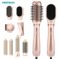 Ensemble de brosses à air chaud 5 en 1, moteur DC 900W, brosse sèche-cheveux avec 2 vitesses, 3 températures, ions négatifs, multi-styler pour salon, maison, voyage