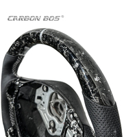 Volant sport en fibre de carbone argentée, vente directe d'usine, pour E90 E91 E92 E93 X5 F15 X6 F16 F10 F30 F32