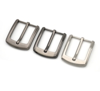 Boucle de ceinture décontractée en alliage pour hommes, accessoires de ceinture artisanale en cuir, boucle à ardillon, 40mm