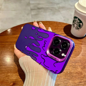 Para <span class=keywords><strong>Iphone</strong></span> 16 Melting Phone Case Tpu PC Hybrid Design Full Body Heavy Duty Funda para teléfono a prueba <span class=keywords><strong>de</strong></span> golpes - Product Image 3