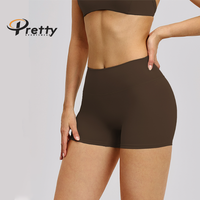 Shorts de yoga taille haute pour femme, effet ventre plat et lifting des fesses, respirants, séchage rapide, anti-humidité, pour la course, la gym, le fitness et le yoga