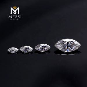 Joyería Messi, Moissanita Suelta Corte Marquesa 1.5x3-17x8.5mm, Gemas Sueltas, Moissanita Blanca DEF - Product Image 6