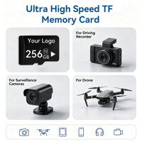 Kartu Memori TF C10 32GB 64GB 128GB untuk Kamera Dash Cam Kamera Pengawas Kelas 10 Penyimpanan Data Kecepatan Tinggi U1
