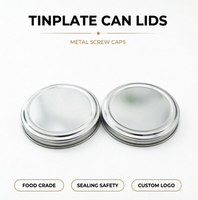 Oferta Especial: Tapas Metálicas de Hojalata de 70mm Personalizadas para Vino Dulce Enlatado, Grado Alimenticio, Alta Calidad, Suministro Directo de Fábrica