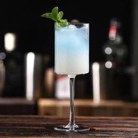Verre à vin en cristal moderne et léger pour verres à champagne Design carré droit Bière artisanale Verre à vin blanc Soda Lime Gl