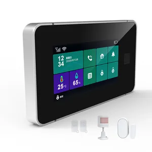 Senza fili di gsm wifi sistema di allarme domestico con Touch screen macchina fotografica a casa sistema di sicurezza di allarme senza fili casa Intelligente