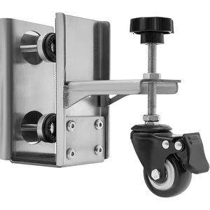 Outil d'installation de porte JH-Mech Transport de panneaux lourds avec 4 supports de plaque de pression Chariot d'installation de porte en acier inoxydable - Product Image 3