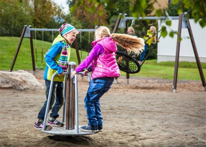 Équipement de terrain de jeu Merry Go non alimenté pour enfants <span class=keywords><strong>rond</strong></span>-<span class=keywords><strong>point</strong></span> jouet d'extérieur fournisseur chinois pour jardin préscolaire plaque galvanisée - Product Image 4