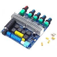 CA-3169B Amplificateur de puissance HIFI 5.0 pour caisson de basses 2.1 canaux 2*50W+100W, carte d'amplification linéaire avec égaliseur audio haute fidélité