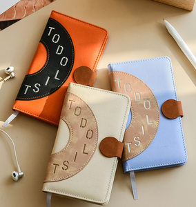 Conception efficace de trou de poinçon de <span class=keywords><strong>bloc</strong></span>-notes quotidien A6 Disposition de liste de contrôle organisée de motivation <span class=keywords><strong>pour</strong></span> la gestion du temps Portable léger - Product Image 2