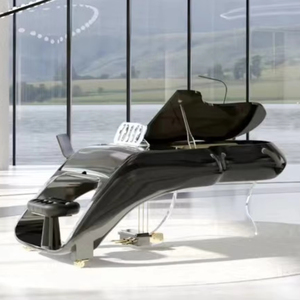 Pianoforte a Coda Elegante Nero Personalizzato per <span class=keywords><strong>Auto</strong></span>, Produzione su Misura - Product Image 1