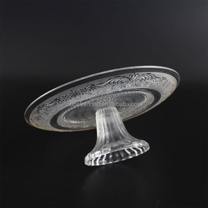 Venta caliente al por mayor platos de vidrio de frutas con bordes dorados y platos de postre son adecuados para bodas, banquetes familiares y hoteles - Product Image 3