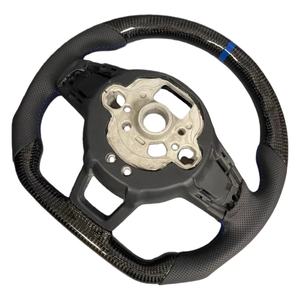 <span class=keywords><strong>Volante</strong></span> Deportivo de Fibra de Carbono Personalizado, Apto para Volkswagen Golf MK7 MK6 <span class=keywords><strong>MK5</strong></span> 7.5 <span class=keywords><strong>GTI</strong></span> GTS GTD GTE R Passat CC R-Line - Product Image 6