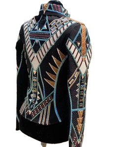 Chaqueta ecuestre de cierre de cremallera elegante y elegante de primera calidad para equitación occidental Suministro ODM transpirable - Product Image 4