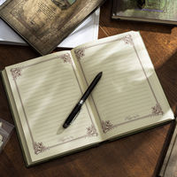 Vente à chaud de carnets personnalisés, journaux Vintage, agenda à couverture rigide avec votre propre design