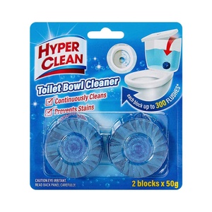 2pk 50g rắn tự động khử mùi dùng một lần làm sạch màu xanh tuôn ra nhà vệ sinh bát sạch hơn khối - Product Image 1