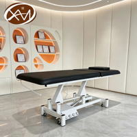 Table de chiropratique électrique en cuir PU pour ajustement de la colonne vertébrale, idéale pour la physiothérapie et la thérapie corporelle