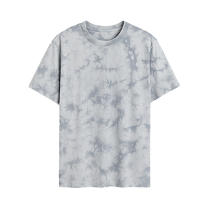 T-shirt d'été ample à manches courtes en coton 100% tricoté, certifié GOTS et BSCI, <span class=keywords><strong>teinture</strong></span> tie-dye, respirant et écologique, HuaYi - Product Image 2