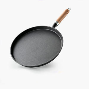 Padella in Ghisa Pretrattata per Crêpes e Galette Tradizionali, Utensile da Cucina Ecologico e Vintage - Product Image 6