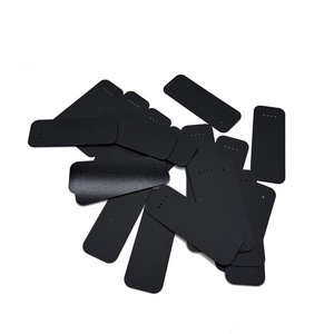 Couvre-embouts en PVC noir pour luminaires, avec installation par ruban adhésif ou vis - Product Image 1