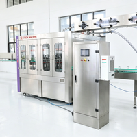 Machine automatique de rinçage, remplissage et bouchage de bouteilles PET CGF14-12-5 pour l'équipement d'embouteillage d'eau minérale