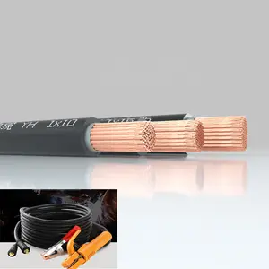 Superflex Pvc Cooper Welding Cable 1/0 2/0 3/0 AWG Welding Cable Copper Conductor Welding Cable