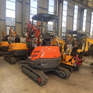 Escavatore piccolo idraulico Mini escavatore cingolato 2500kg HT25 in gomma escavatore scavatore macchina con secchio - Product Image 2