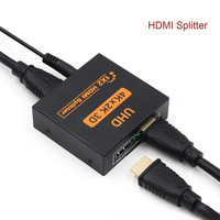 Répartiteur HDMI Ultra HDTV Haute Vitesse 4Kx2K, Répartiteur Vidéo HDMI 4 Ports 1x4, Répartiteur HDMI V1.4 K30Hz 1 Entrée 4 Sorties, 4K 3D 1080P