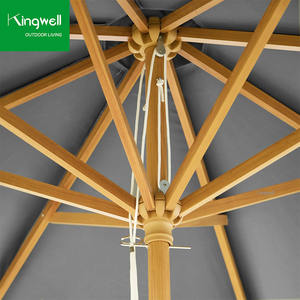 Parasol en aluminium de haute qualité avec logo personnalisé, imperméable, pour jardin, parc, hôtels, restaurants, vente en gros de parasols de terrasse - Product Image 6