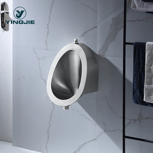 <span class=keywords><strong>Urinoir</strong></span> mural ovale sans eau en acier inoxydable SUS304 populaire pour hommes, toilettes à capteur - Product Image 1