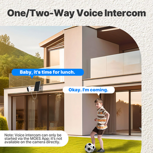 Cámara de Seguridad Inteligente MOES Tuya WiFi 4MP <span class=keywords><strong>HD</strong></span> con Carga Solar, Resistente al Agua IP65, Visión Nocturna a Todo Color, Compatible con Alexa y Google Home - Product Image 4