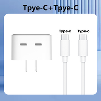 Portable GaN Usb Type c Qc3.0 téléphone portable ordinateur portable Mini 40w 45 w Pd double 45 w EU Us Pd45w 35w chargeur mural pour Macbook