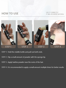 Foire de Canton instantanément racine noire couvrir les <span class=keywords><strong>cheveux</strong></span> fins naturel instantané délié ombre poudre <span class=keywords><strong>cheveux</strong></span> correcteur couverture - Product Image 5