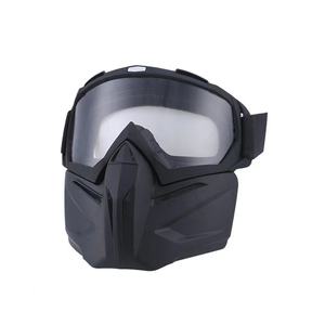 Masque de moto avec cadre en TPU et lentille panoramique multicolore, adapté aux Harley - Product Image 4