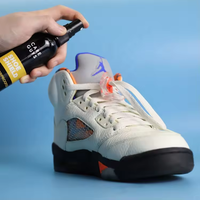Kit de nettoyage de chaussures en tissu et toile écologique OEM avec vaporisateur facile à nettoyer, élimine les taches, imperméable et les odeurs pour baskets