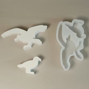 Handmade Eco-Friendly 3D Resin Art Storage Molds S1350 PC Ins Flying birds combination Ornaments Silicone <b>Cake</b> <b>Tools</b> Resin - Product Image 3