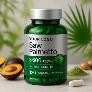 Gergaji kekuatan tinggi <span class=keywords><strong>Palmetto</strong></span> 3600mg kapsul antioksidan untuk pria & dewasa Formula Herbal tradisional GMP bersertifikat - Product Image 1