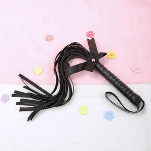Kit de bondage en cuir avec fouet lâche et nœud papillon, jouets sexuels SM pour hommes et femmes, accessoires de flirt, produits pour adultes en gros, pagaie pour fessées - Product Image 5