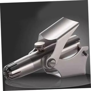 Silver Alloy Personal Care Nose Hair Trimmer <b>Head</b> Practical Artifact Scissors for Hand Trimming for Household Car Garage Use - Product Image 3