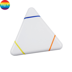 Hình Dạng Tam Giác <span class=keywords><strong>3</strong></span> Màu Sắc Trong <span class=keywords><strong>1</strong></span> <span class=keywords><strong>Highlighter</strong></span> Bút Đánh Dấu Với Biểu Tượng Tùy Chỉnh Hoặc <span class=keywords><strong>In</strong></span> Ấn Văn Phòng Phẩm <span class=keywords><strong>Highlighter</strong></span> Bút - Product Image 2