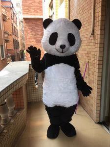 طويل أفخم الباندا التميمة حولا لطيف الكبار الباندا التميمة زي التلفزيون والفيلم مستوحاة للبيع - Product Image 6