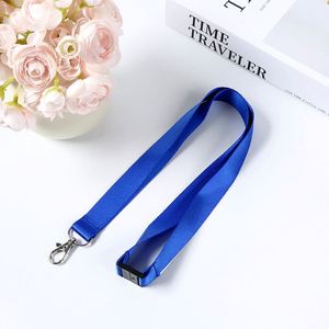 Custom Eco-Friendly <b>Polyester</b> <b>Lanyard</b> Safety Metal Hook for Student ID Card Worker Badge Silk Screen Heat Transfer Neck Strap - Product Image 3