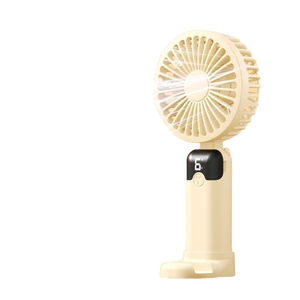 Ventilador de Mano <span class=keywords><strong>USB</strong></span> Portátil Personalizado con Logotipo 2025, Plegable, de Cinco Velocidades, con Batería, sin Aspas, Ligero, para Estudiantes, Automóvil, Plástico - Product Image 4