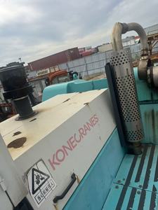 Chariot élévateur tout-terrain diesel KONECRANES 35 tonnes 4x4, mât monophasé, pneus pneumatiques, fourches 1000x1220mm, utilisé au port de Tianjin - Product Image 5