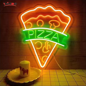 Envío Directo, Diseño Gratuito, Letrero LED de Neón con Nombre de Empresa, Cafetería, <span class=keywords><strong>Pizza</strong></span>, Helados, Hamburguesas, Pasteles, Logotipo de Marca, Letrero LED de Neón Personalizado - Product Image 4