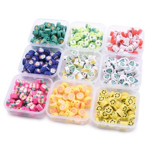 Accessoires de chaîne de téléphone portable bricolage perles en vrac smiley visage <span class=keywords><strong>lettre</strong></span> animal fruit mélangé doux perles de poterie en gros - Product Image 2