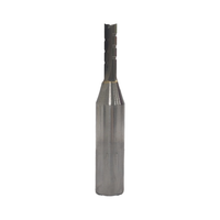 Vollhartmetall TCT 12,7mm 3-Schneidig 1/2 Zoll Gerade Fräser mit Spanbrecher für Holzbearbeitung OEM ODM Hochgeschwindigkeit