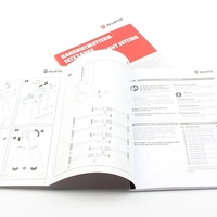 Impression de catalogue sur papier couché de haute qualité avec logo personnalisé et reliure parfaite pour la conception de livres, vente en gros dans le Zhejiang