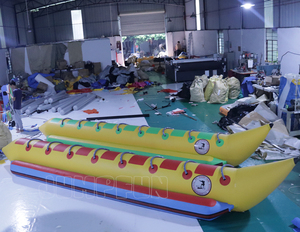 Promotion exceptionnelle : Bateau banane gonflable 8 places <span class=keywords><strong>2023</strong></span> pour enfants et adultes – Tube aquatique tractable pour eaux fraîches - Product Image 3